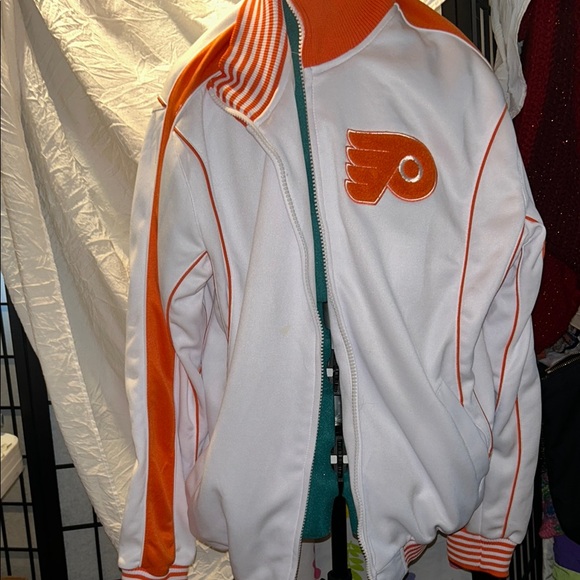 G-III Other - NHL Philadelphia Flyers  rare White and Orange Jacket ( most are black) size lg